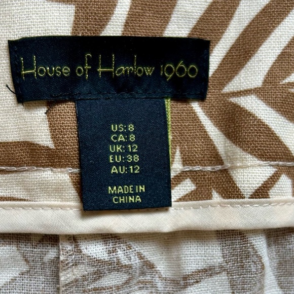 NWT House of Harlow 1960 2 piece jumpsuit halter top wide leg pants Size 8 - Picture 10 of 12